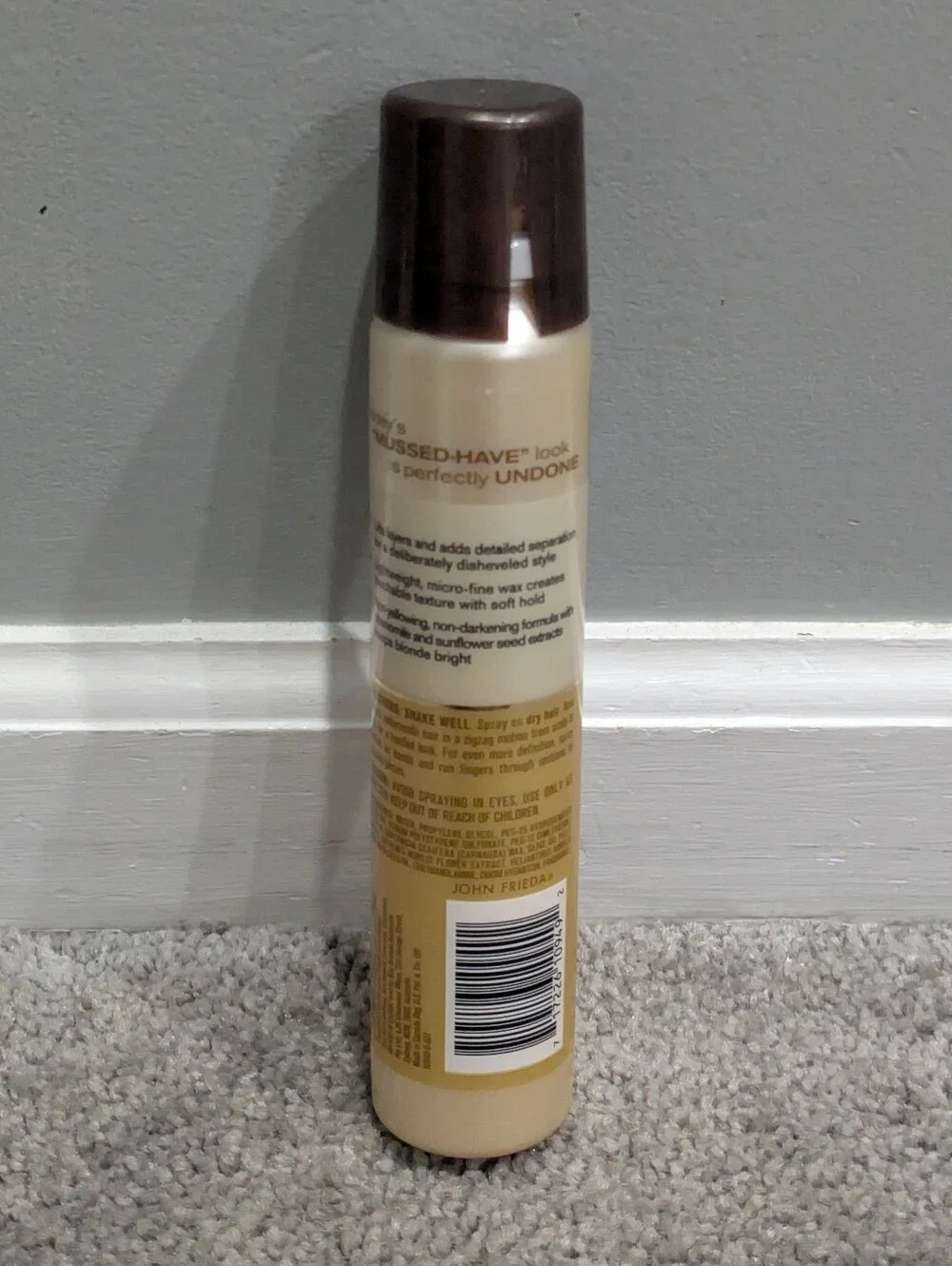 NEW John Frieda Sheer Blonde Tousled Tresses Fine Mist Wax 5 fl oz Discontinued